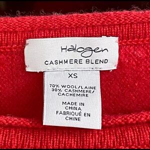 Halogen women’s wool cashmere sweater size XS